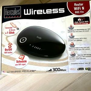 Desktop wireless router